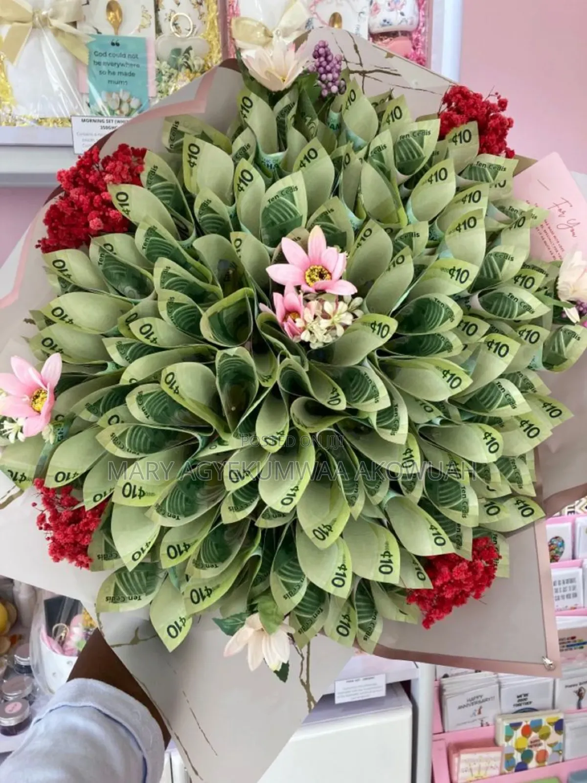 Money Bouquets With Forals