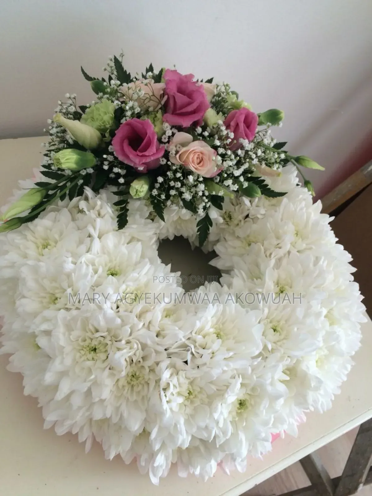 Natural and Artificial Wreath for Funerals