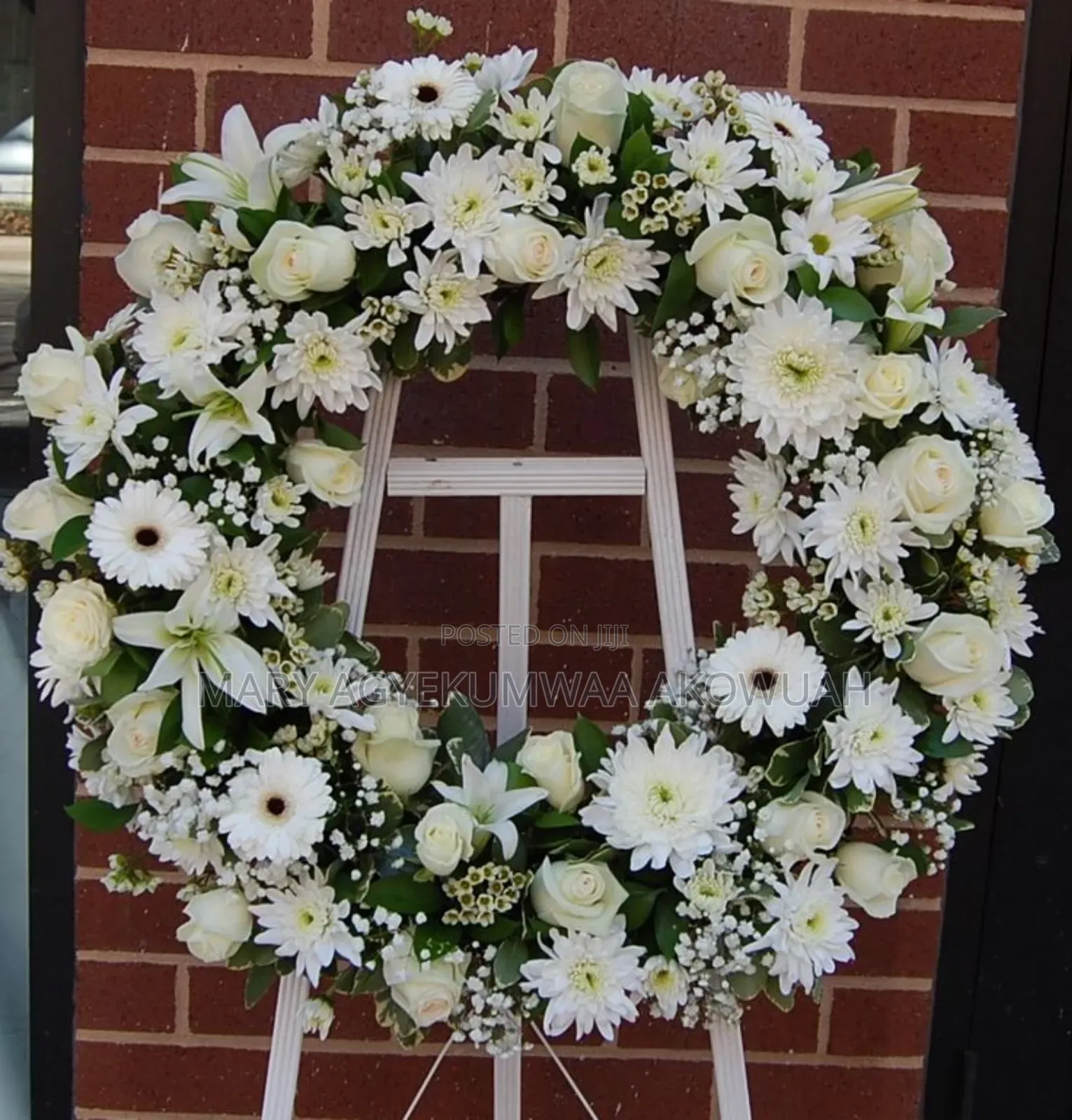 Natural and Artificial Wreath for Funerals
