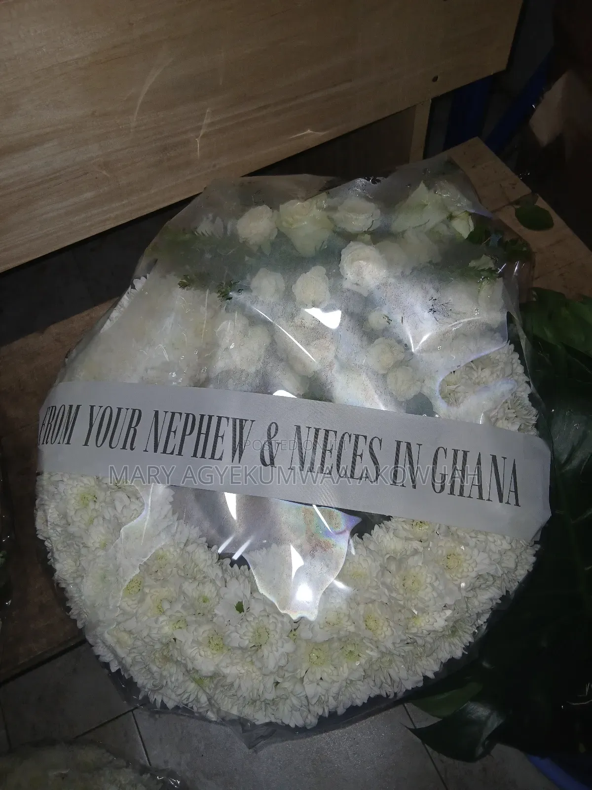 Natural and Artificial Wreath for Funerals