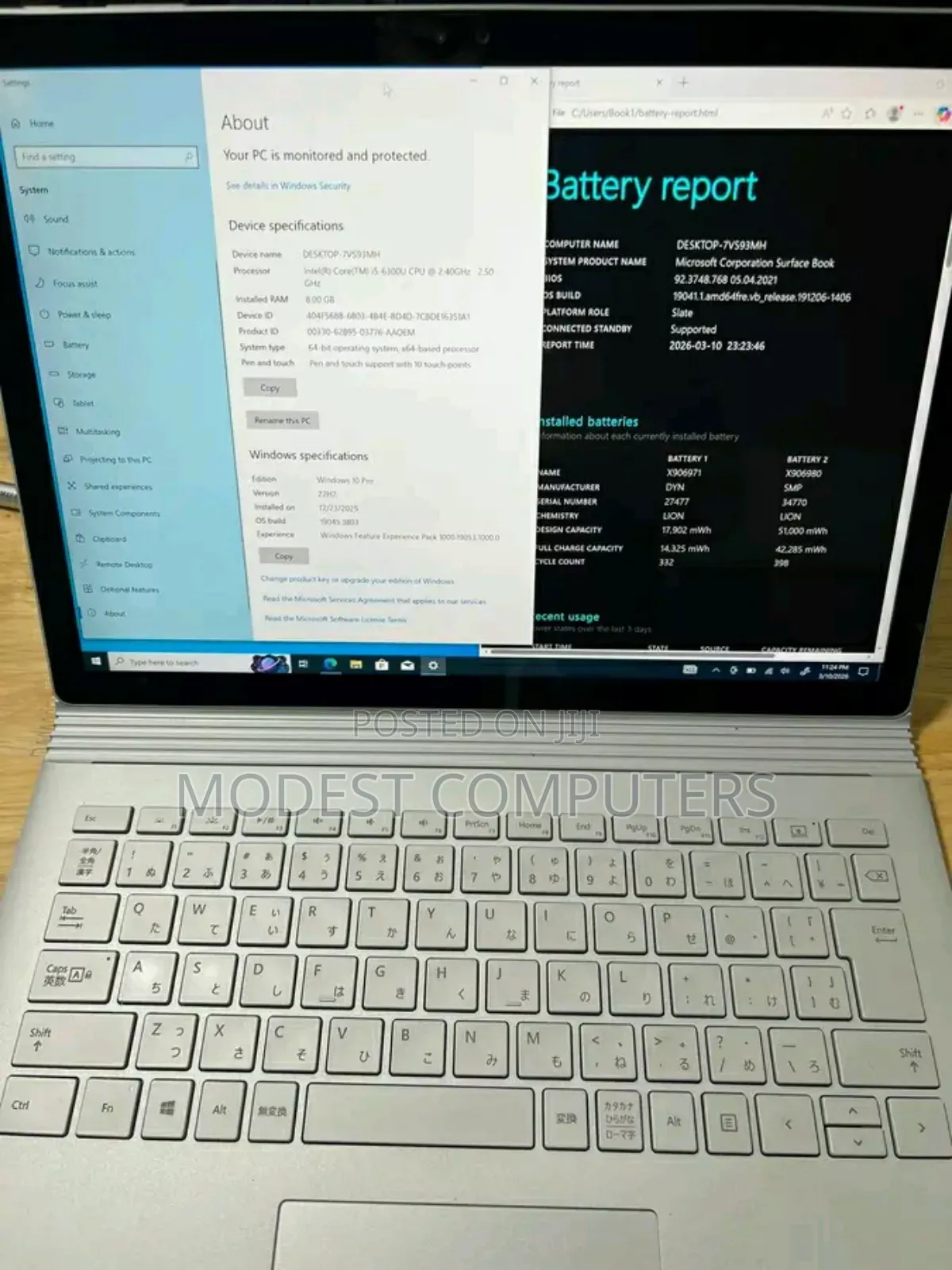 Laptop Microsoft Surface Book 2 8GB Intel Core i5 SSD 256GB