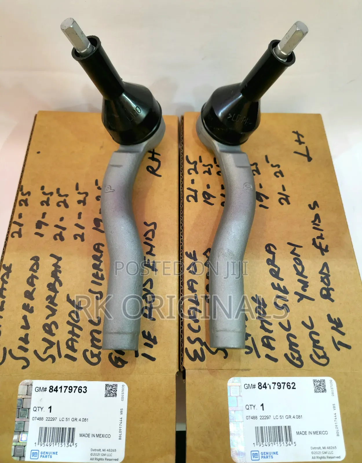 Escalade/Tahoe/Silverado/Suburban/Yukon 21-25 Ac Delco Tie Rod Ends