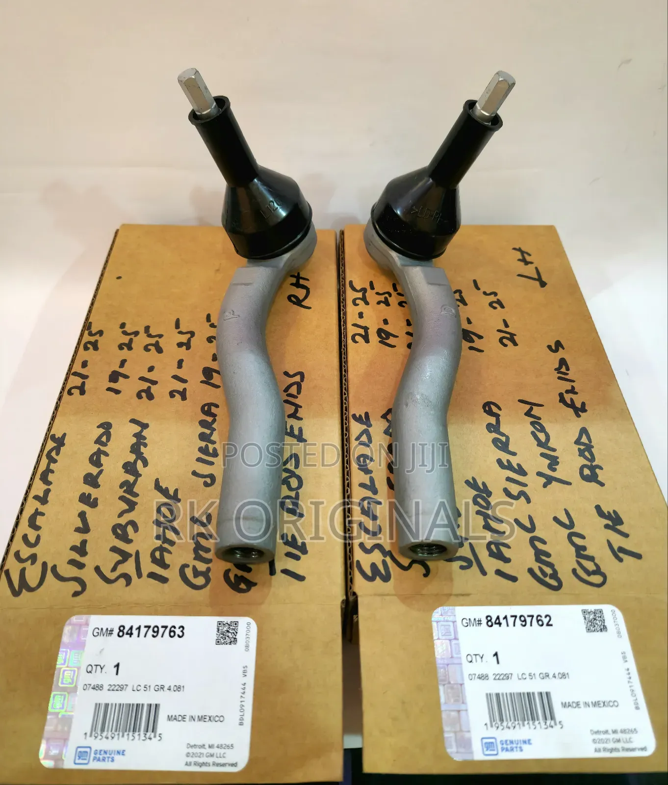 Escalade/Tahoe/Silverado/Suburban/Yukon 21-25 Ac Delco Tie Rod Ends