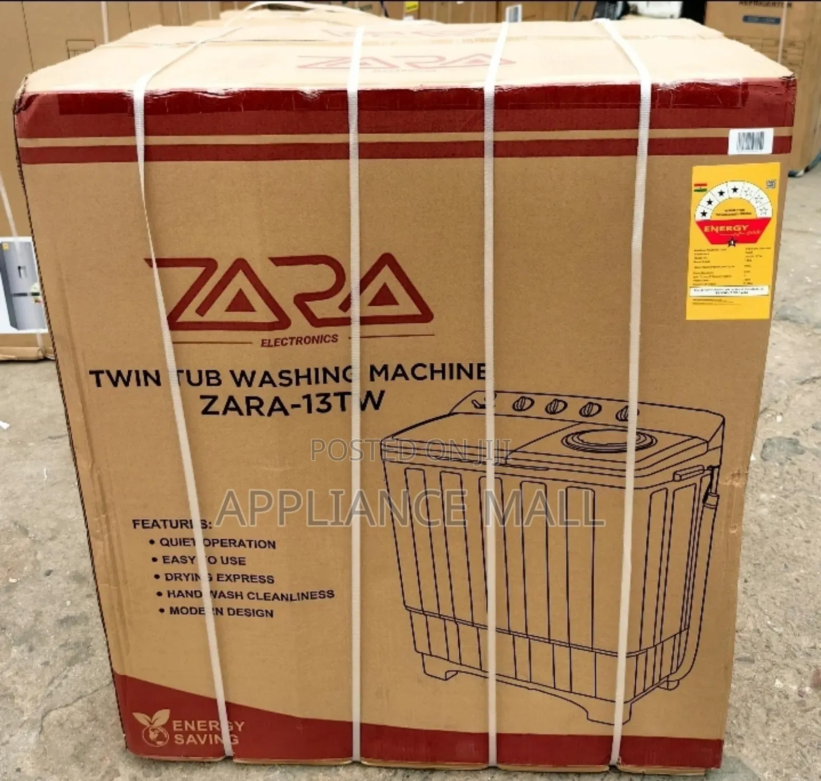 Zara Washing Machine 13kg Semi Automatic