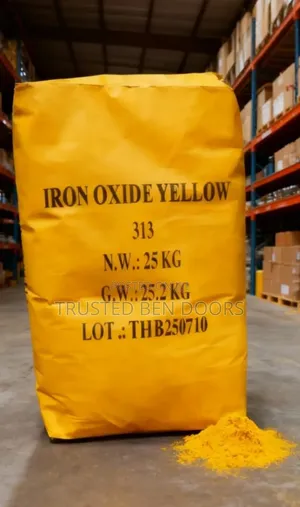 Yellow Pigment Iron Oxide For Paint Making And Construction Work 25kg