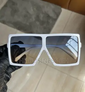 Bold White Sunglasses for Women