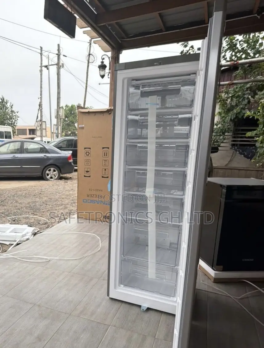 Perfect Nasco Grey Upright 242 Liters (Nasd1-33) Standing Freezer