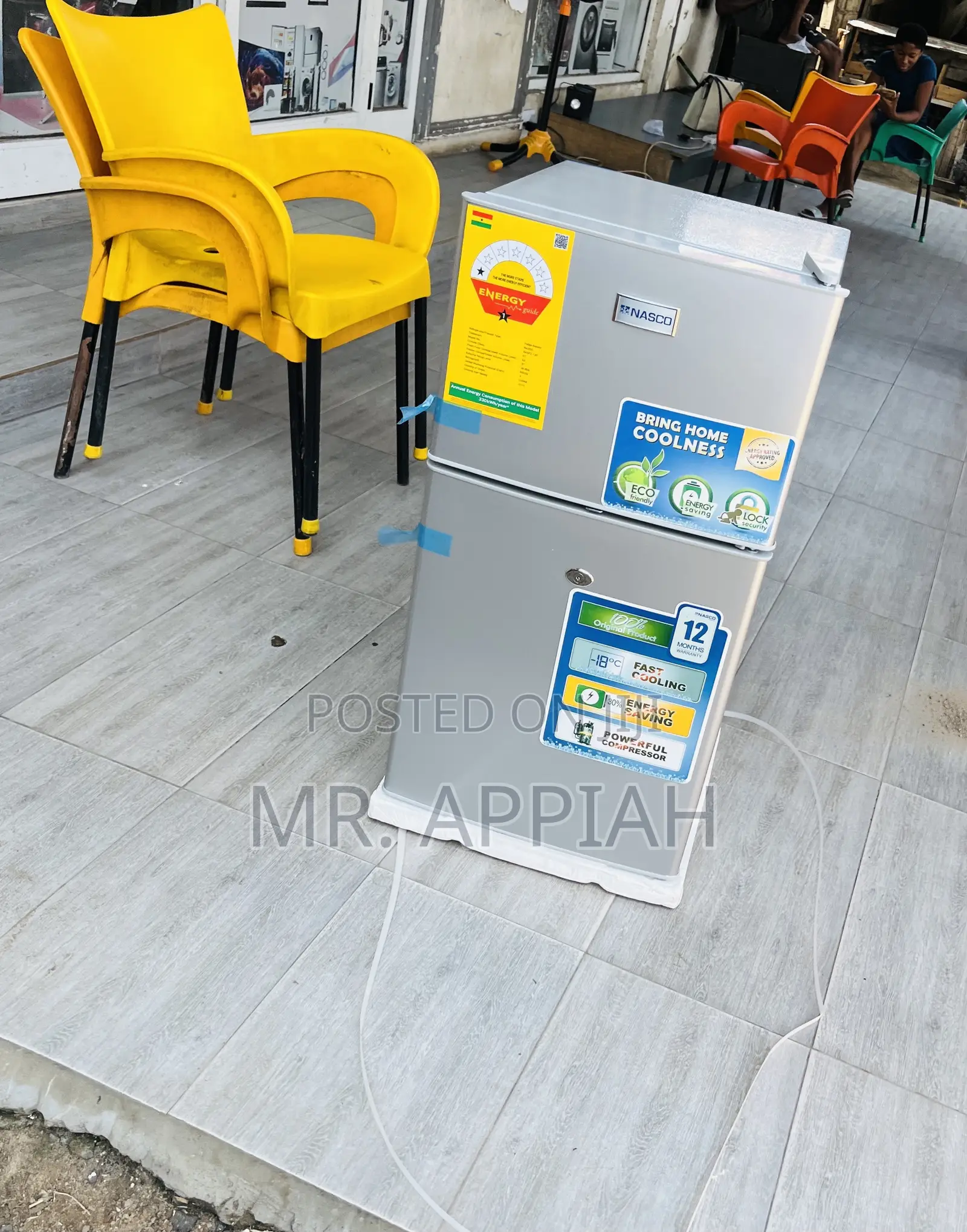 Shop Unique Nasco 90l 2 Door Table Top Fridge(Gray)Nasf2-120