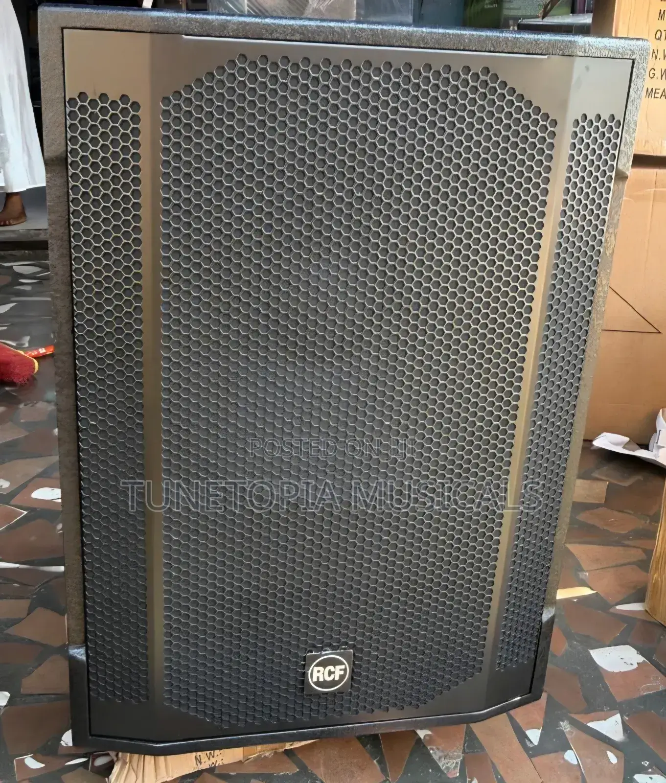 A Pair Of Rcf Tts 18-a Ii Active Subwoofer/Speaker