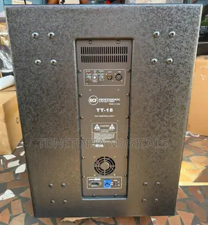 A Pair Of Rcf Tts 18-a Ii Active Subwoofer/Speaker