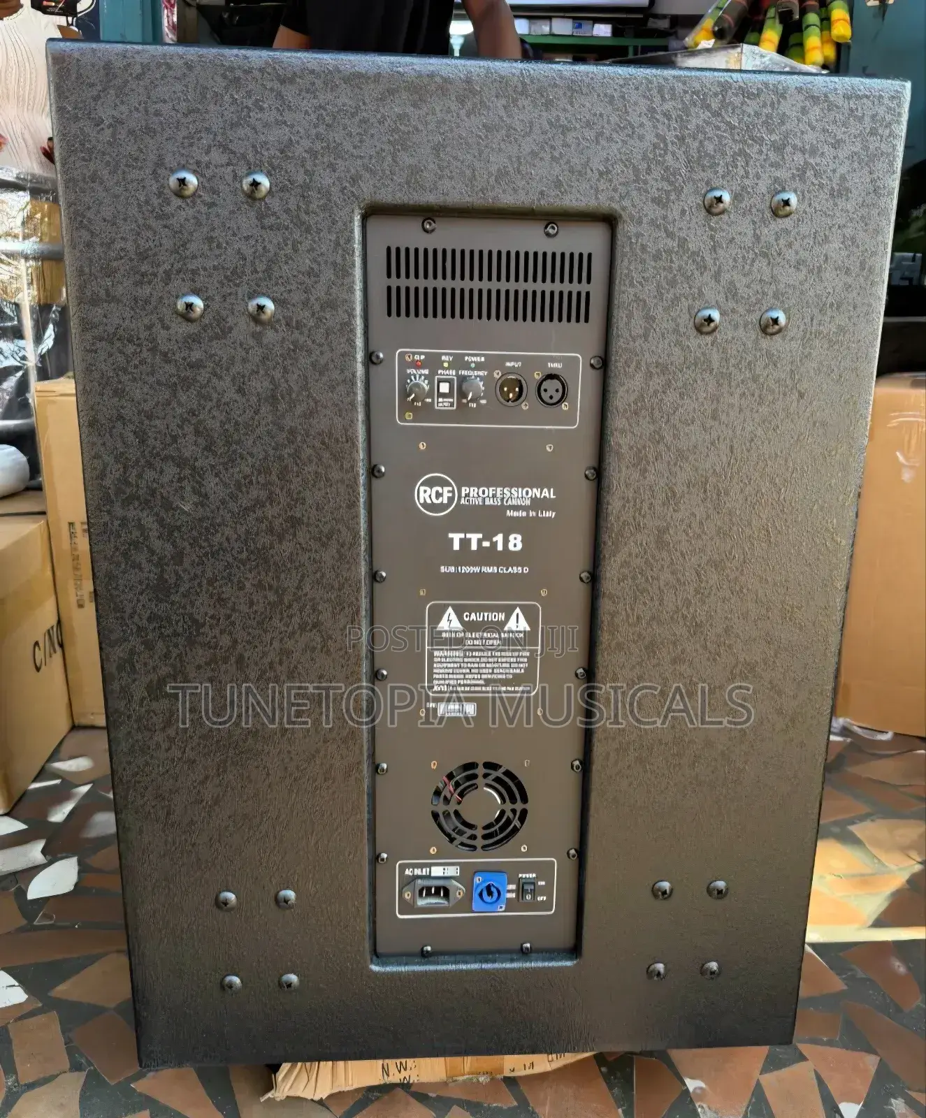 A Pair Of Rcf Tts 18-a Ii Active Subwoofer/Speaker