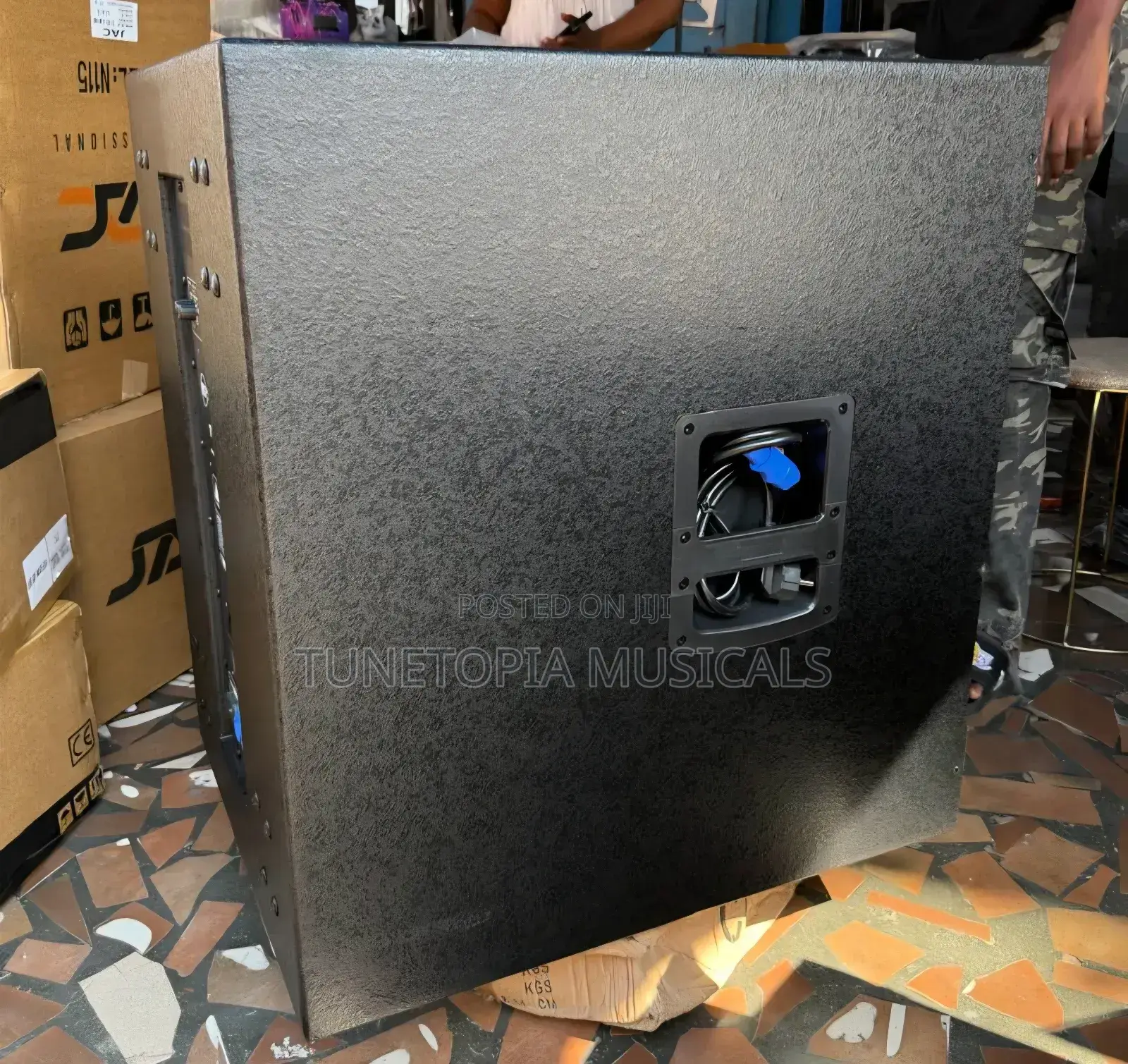 A Pair Of Rcf Tts 18-a Ii Active Subwoofer/Speaker