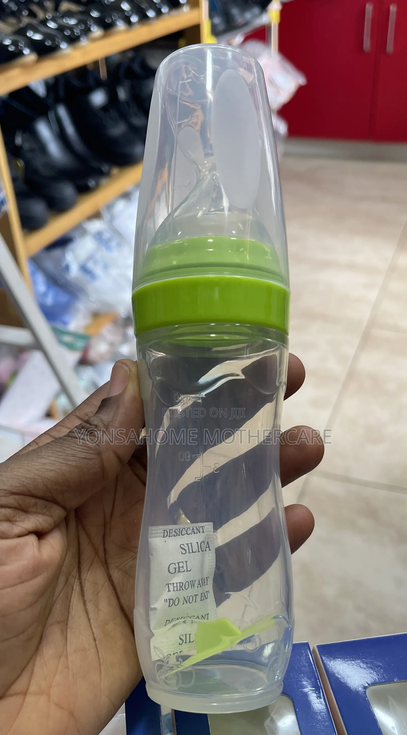 Baby Silicone Spoon Feeder Bottle