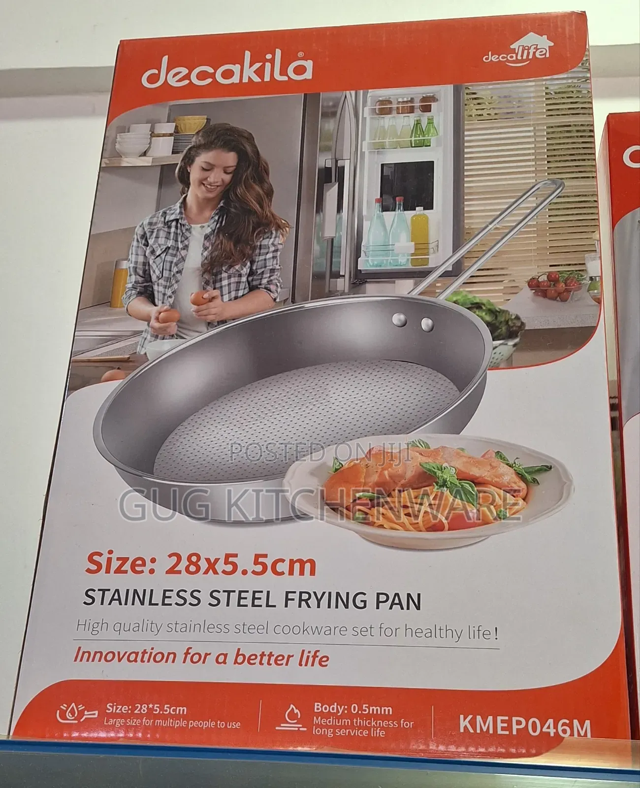 Stainless Steel Frying Pan