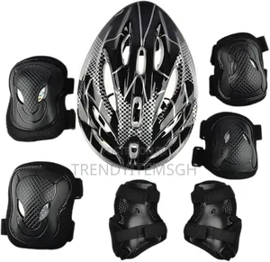 Knee And Elbow Protective Pad + Helmet