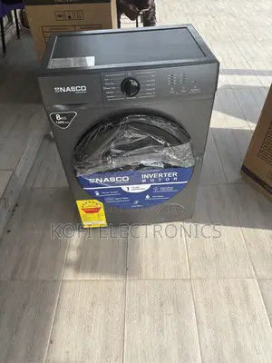 Get Nasco 8kg Front Load Washing Machine-Nasfl-J8kg-S
