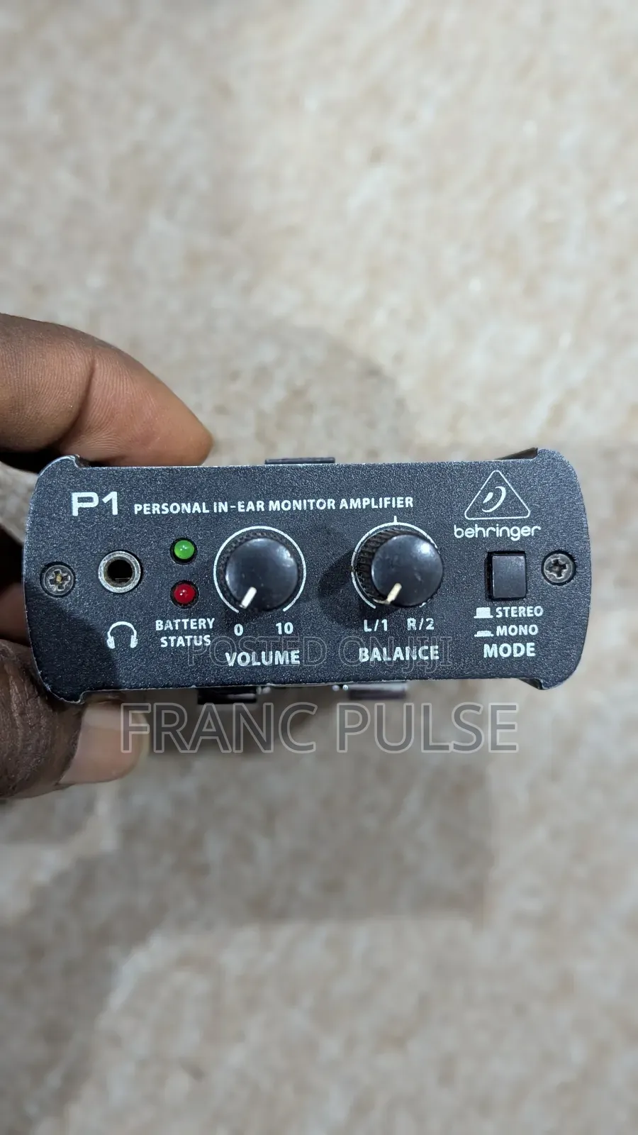 Powerplay P1 Personal in-Ear Monitor Amplifier