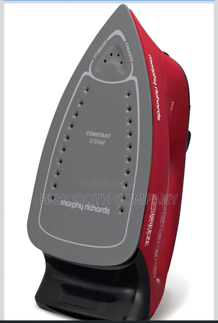 Morphy Richards Breeze Steam Iron 2600w, Red/Black