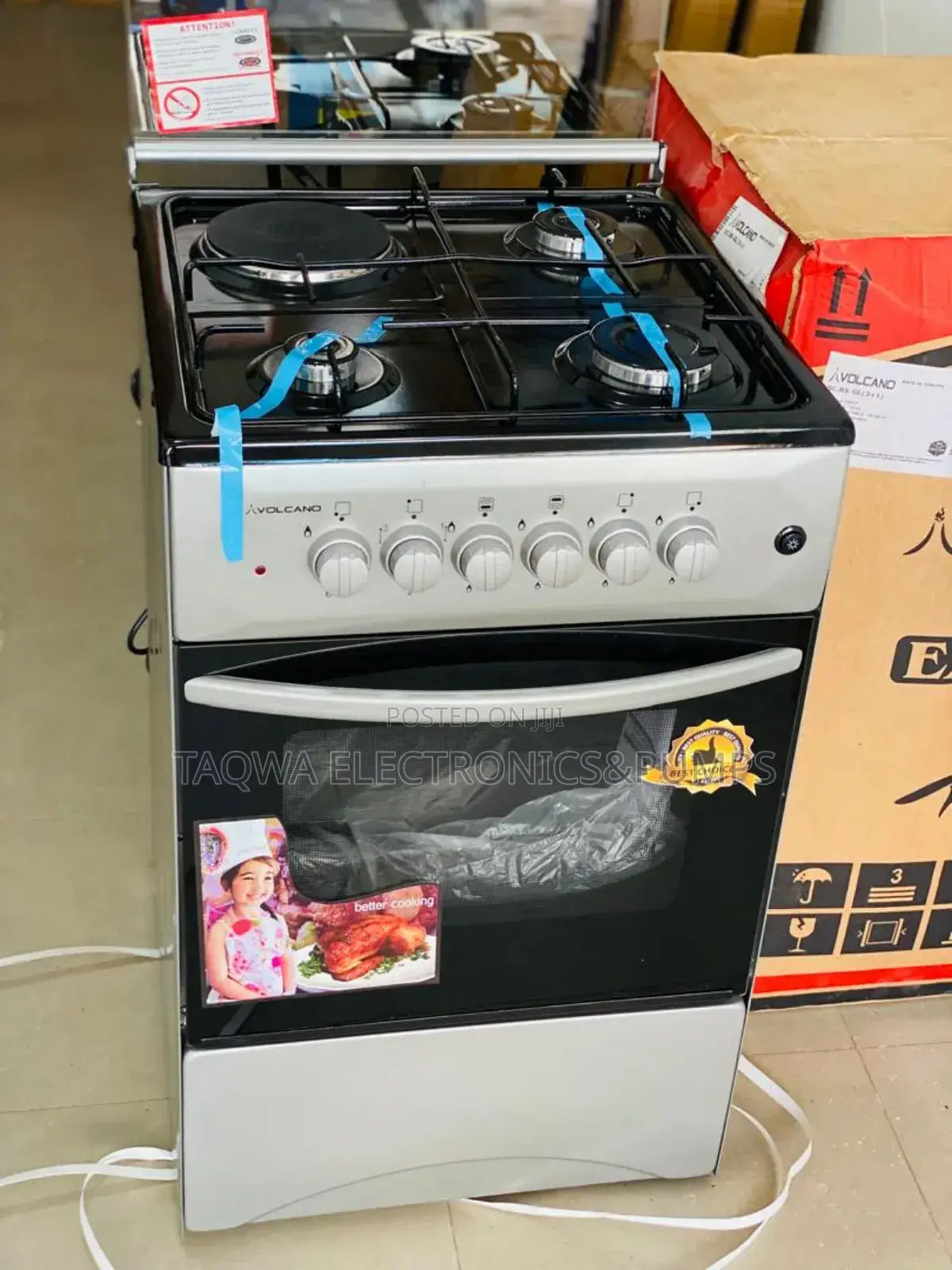 1+3) Electric and Gas Volcano Cooker