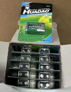 9v Battery, Huadao Super Power 9v Carbon Zinc Battery