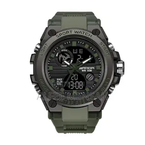 Sanda Military Style Digital Waterproof Watch