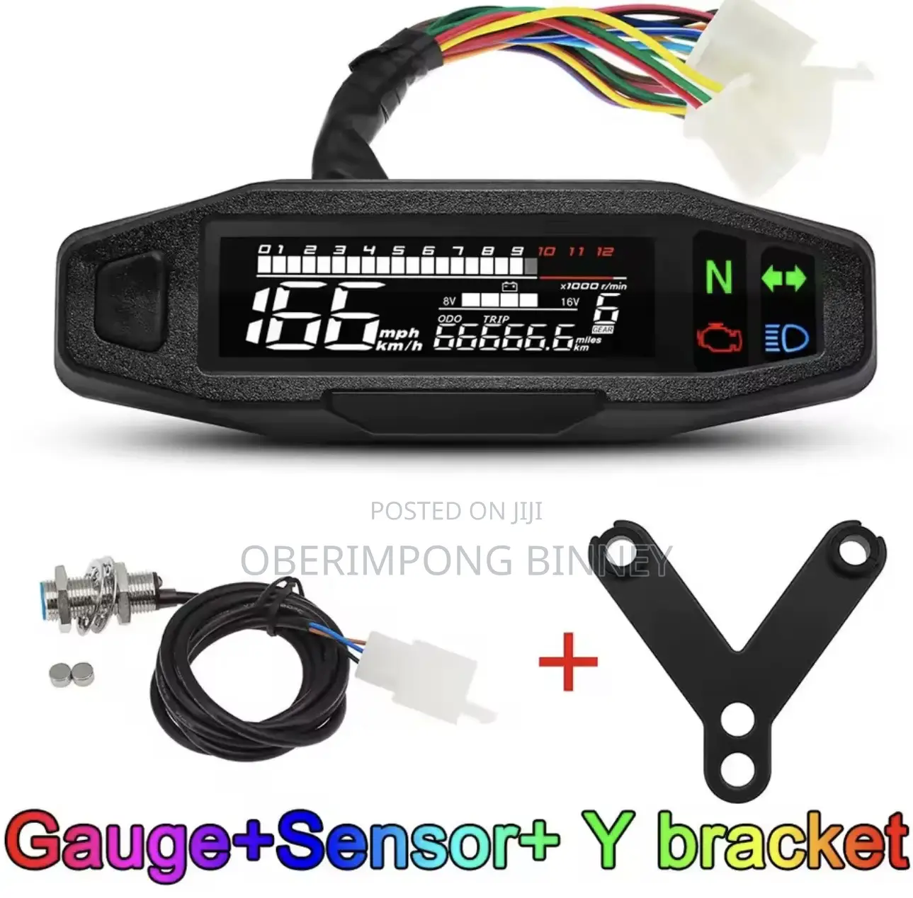 Motorcycle Digital Speedometer Universal