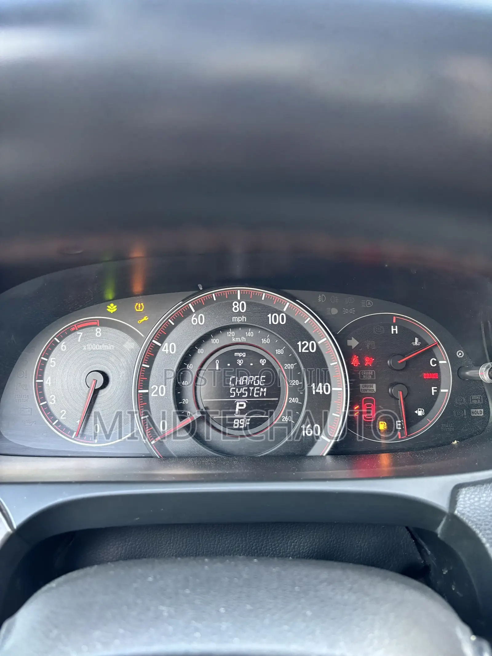 Honda Accord Sport SE 4dr Sedan FWD (2.4L 4cyl 2A) 2017 Red