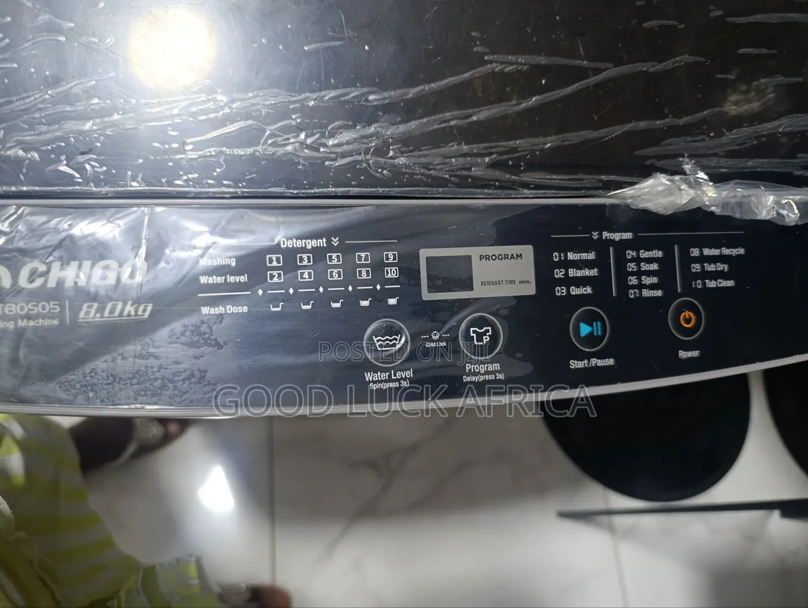 Chigo 8kg Top Load Fully Automatic Washing Machine -Cwt80