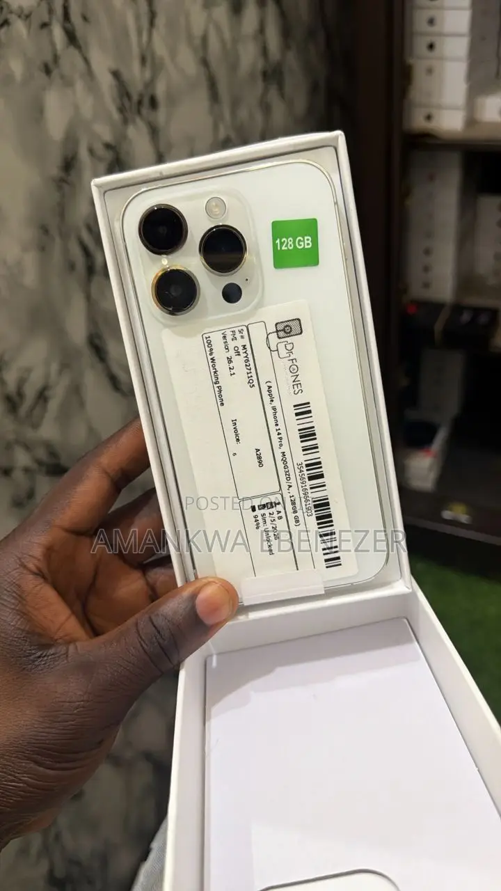 New Apple iPhone 14 Pro 128 GB White