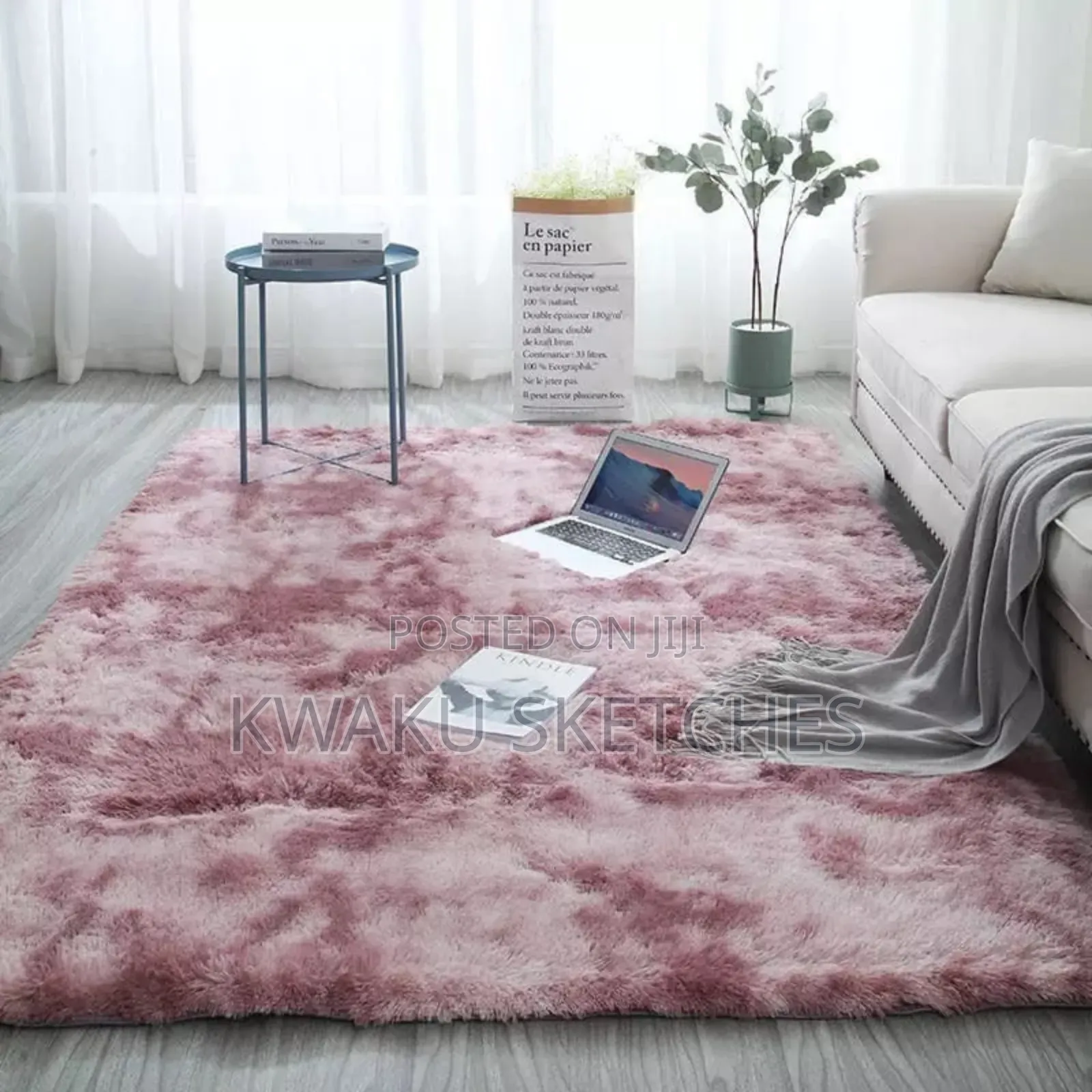Ultra - Soft Fluffy Carpets for Living Rooms