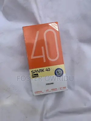 New Tecno Spark 40 Pro 256 GB Black