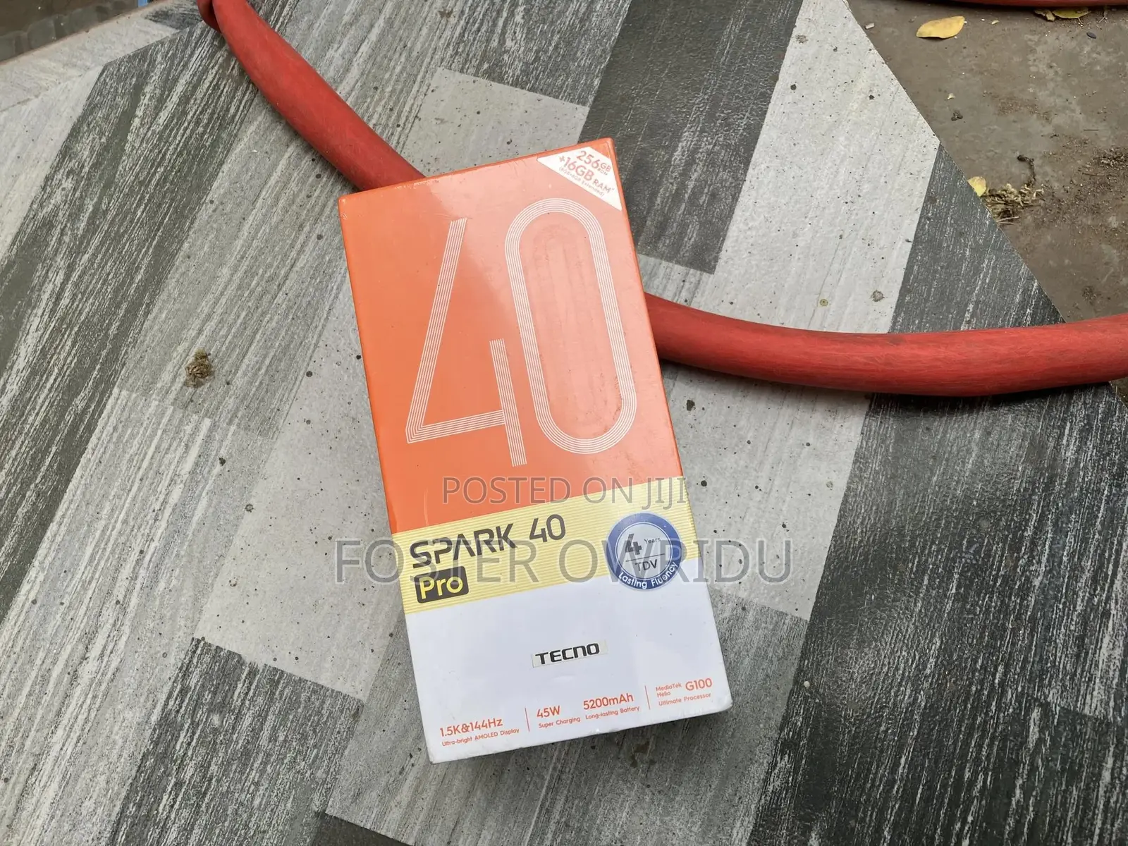 New Tecno Spark 40 Pro 256 GB Black