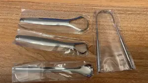 4-1 Stainless Steel Tongue Scrapper