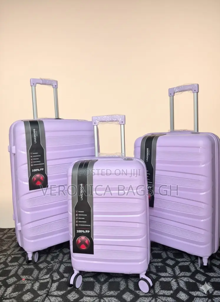 Three in One Trolley Traveling Bag 19-28 Inch Unbreakable Anti Theft