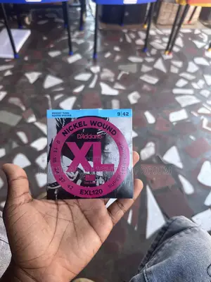 D'addario Exl120 Super Light Gauge Electric Guitar Strings.