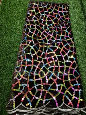 Multicoloured Exquisite Sequin Lace