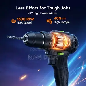 Oraimo Maxdrill 20v Cordless Versatile Power Drill Driver