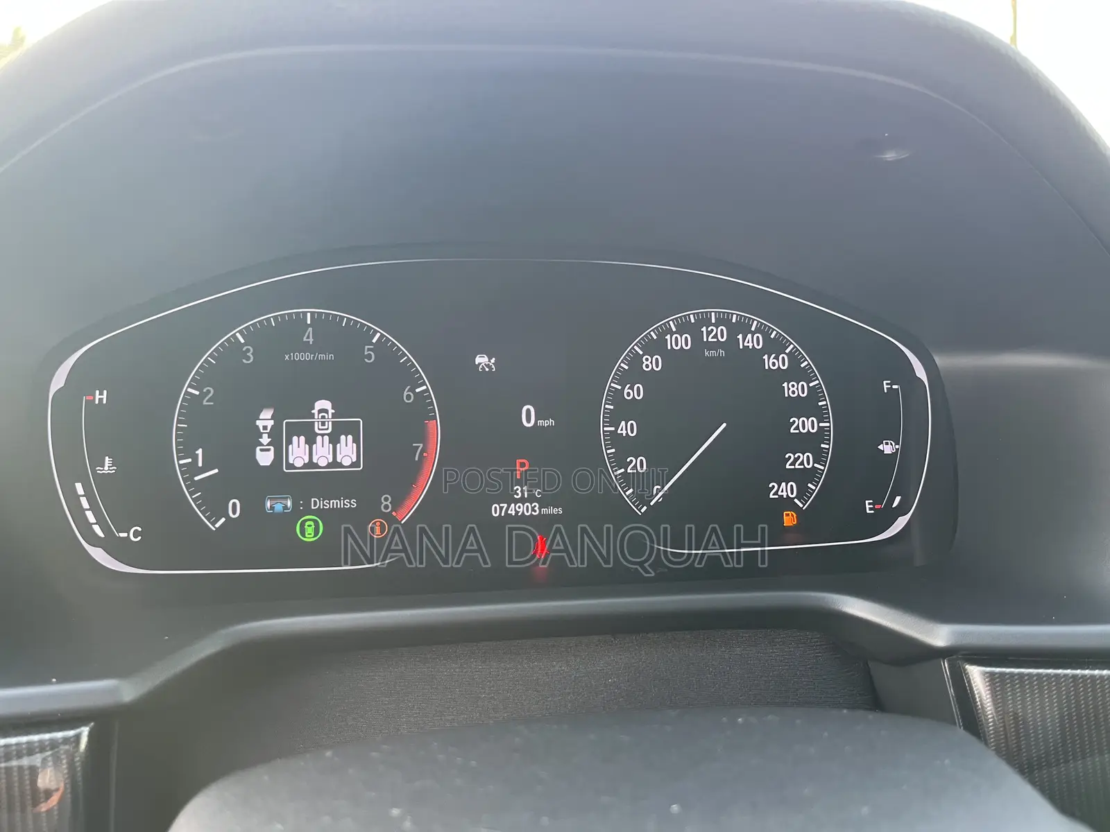 Honda Accord Sport 1.5T 2022 Red