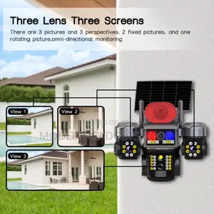 8w Solar Powered CCTV Camera Device
