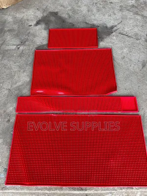 Red Counter Barmats