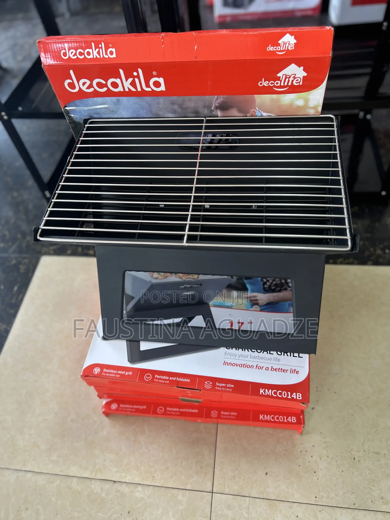 Decakila Portable Charcoal Grill