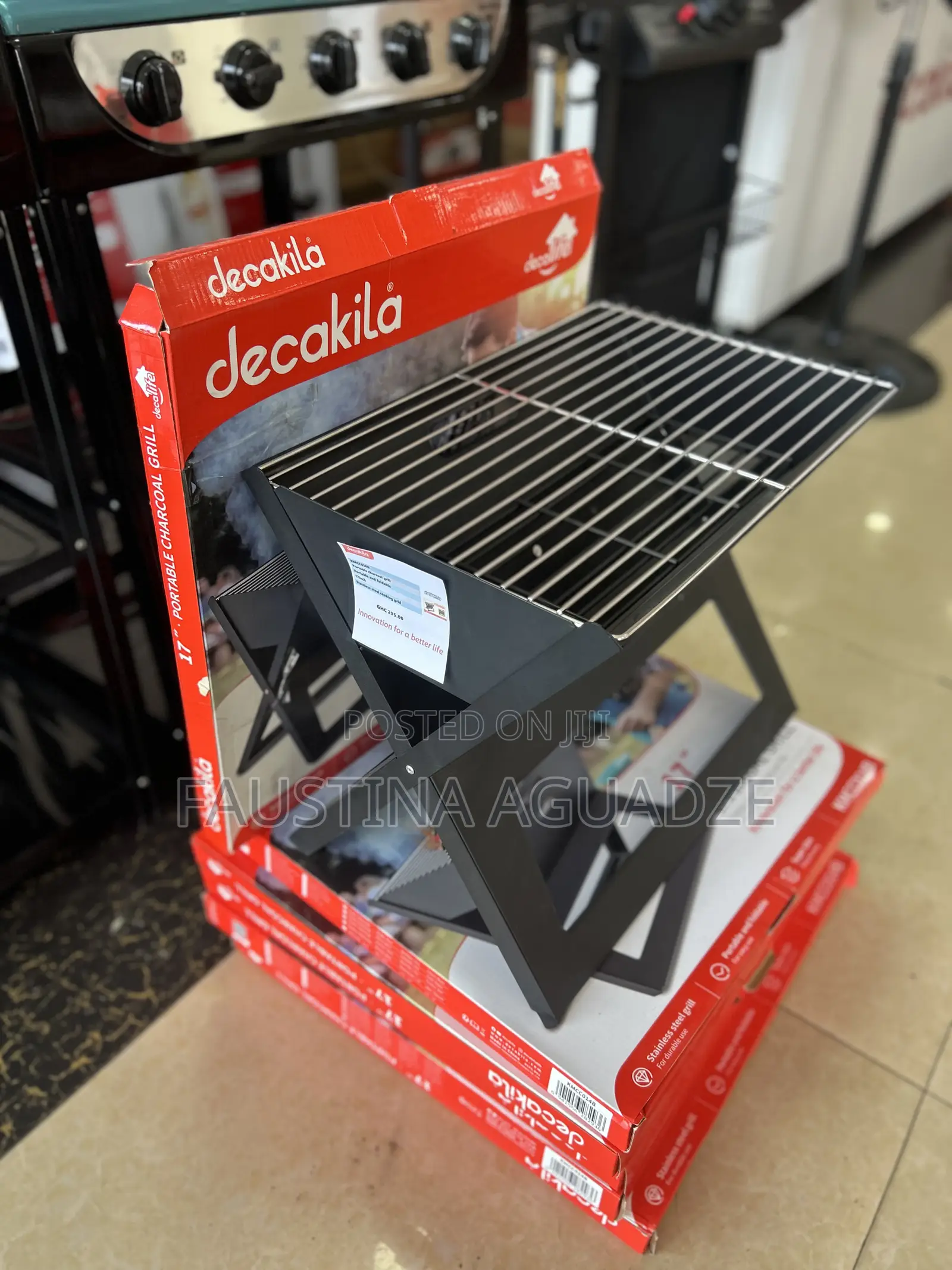 Decakila Portable Charcoal Grill