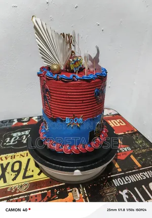 Spiderman Birthday Cake