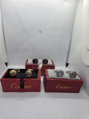 Cartier Cufflinks, Various Designs