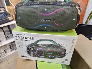 Hopestar Partybox 168 Portable Bluetooth Speaker 400w Led Light