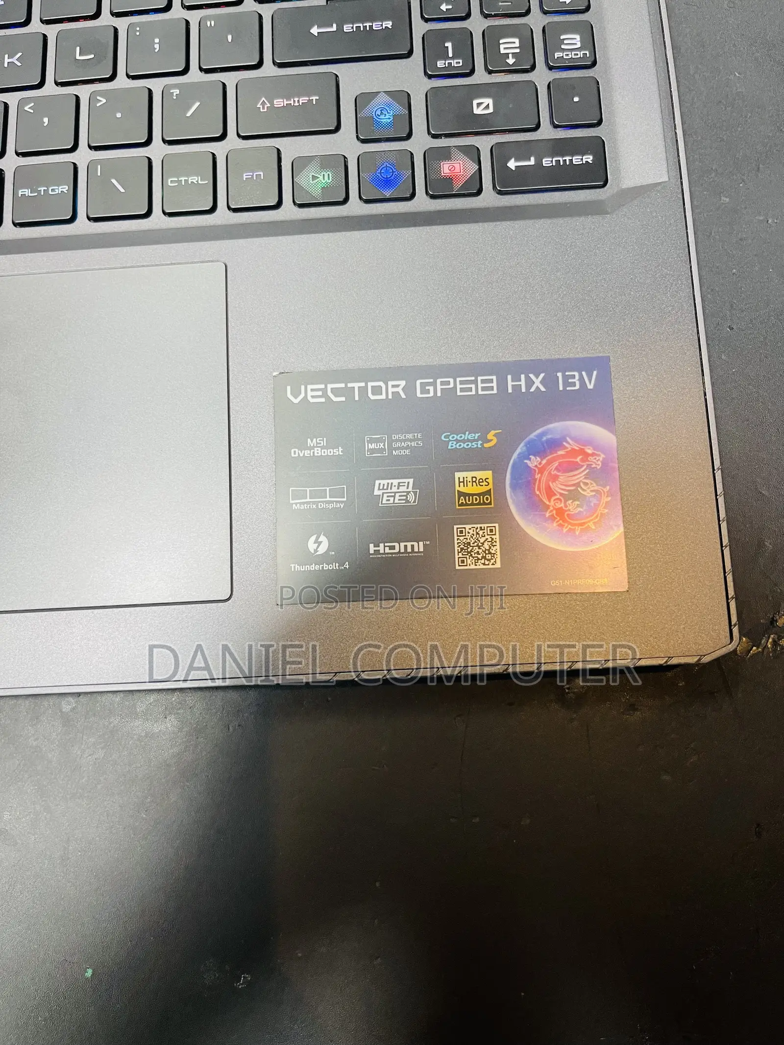 Laptop MSI Vector GP68 HX 13V 16GB Intel Core i9 SSD 1T