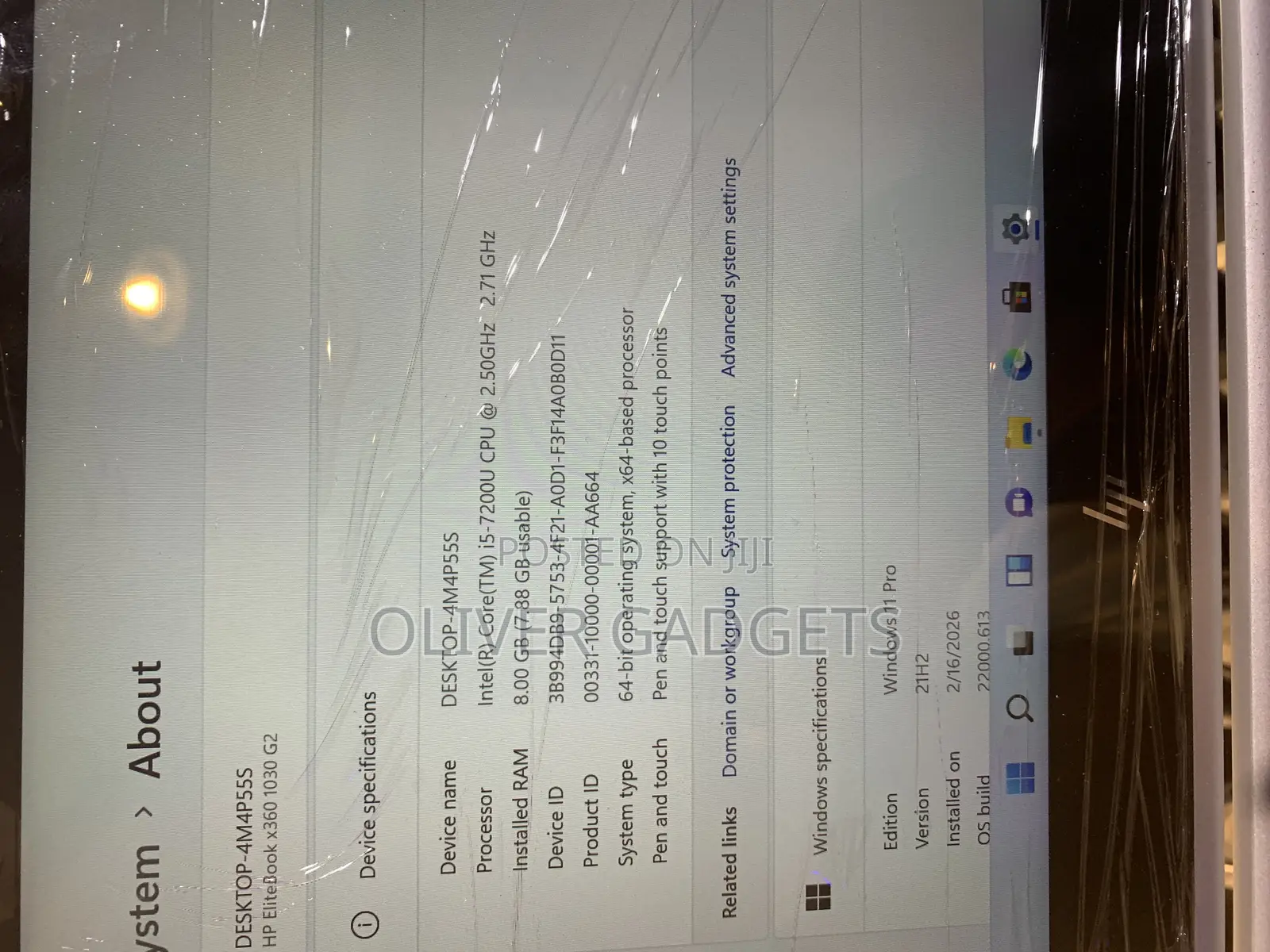 Laptop HP EliteBook X360 1030 G2 8GB Intel Core i5 SSD 256GB