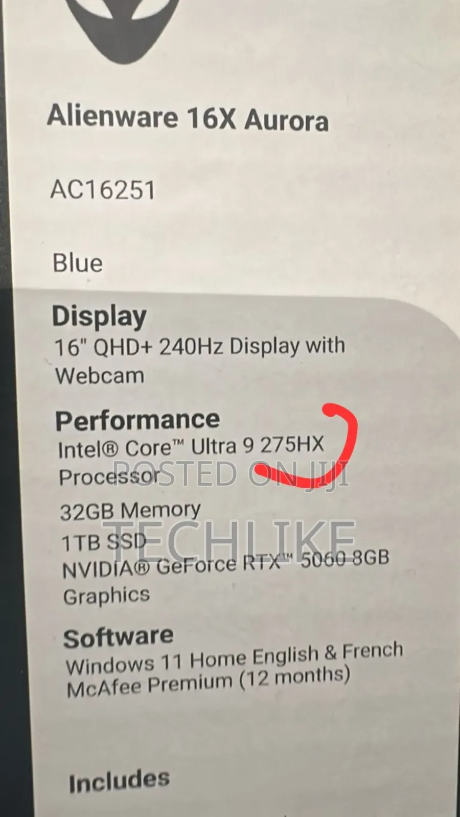 New Laptop Dell 32GB Intel Core Ultra 9 SSD 1T
