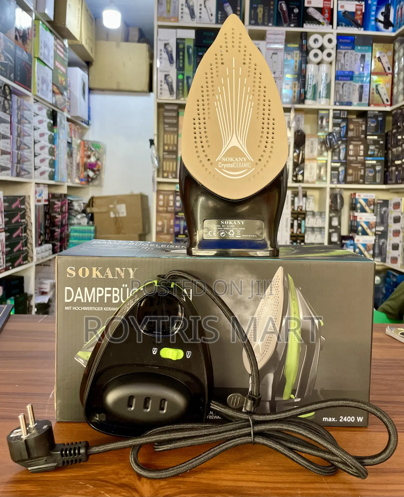 Sokany Steam Iron Cord and Cordless