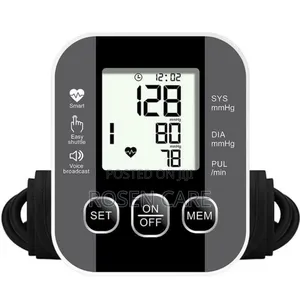 Portable Arm Voice Blood Pressure Monitor Sphygmomanometer Bp Machine